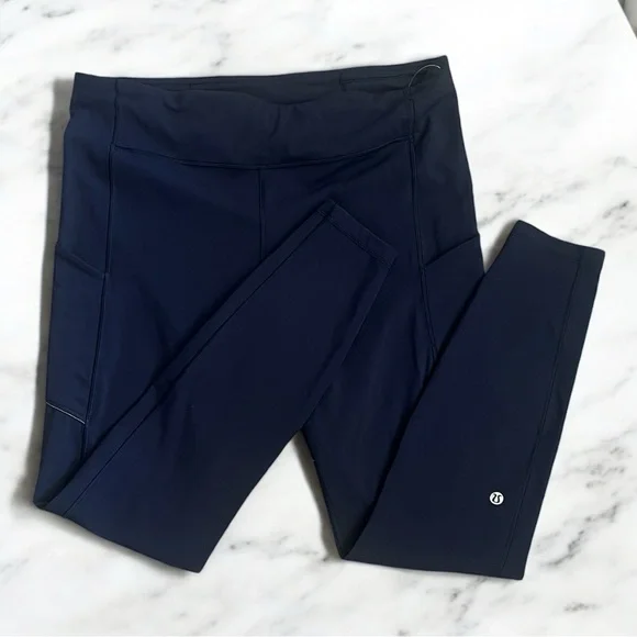 Lululemon Speed Up Tight 28" *Brushed Full-On Luxtreme. 🩷🩷True Navy🩷🩷 - Picture 4 of 8